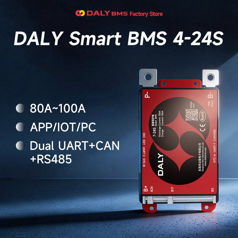 Lithium Battery 12V - نظام إدارة البطاريات الذكي DALY BMS