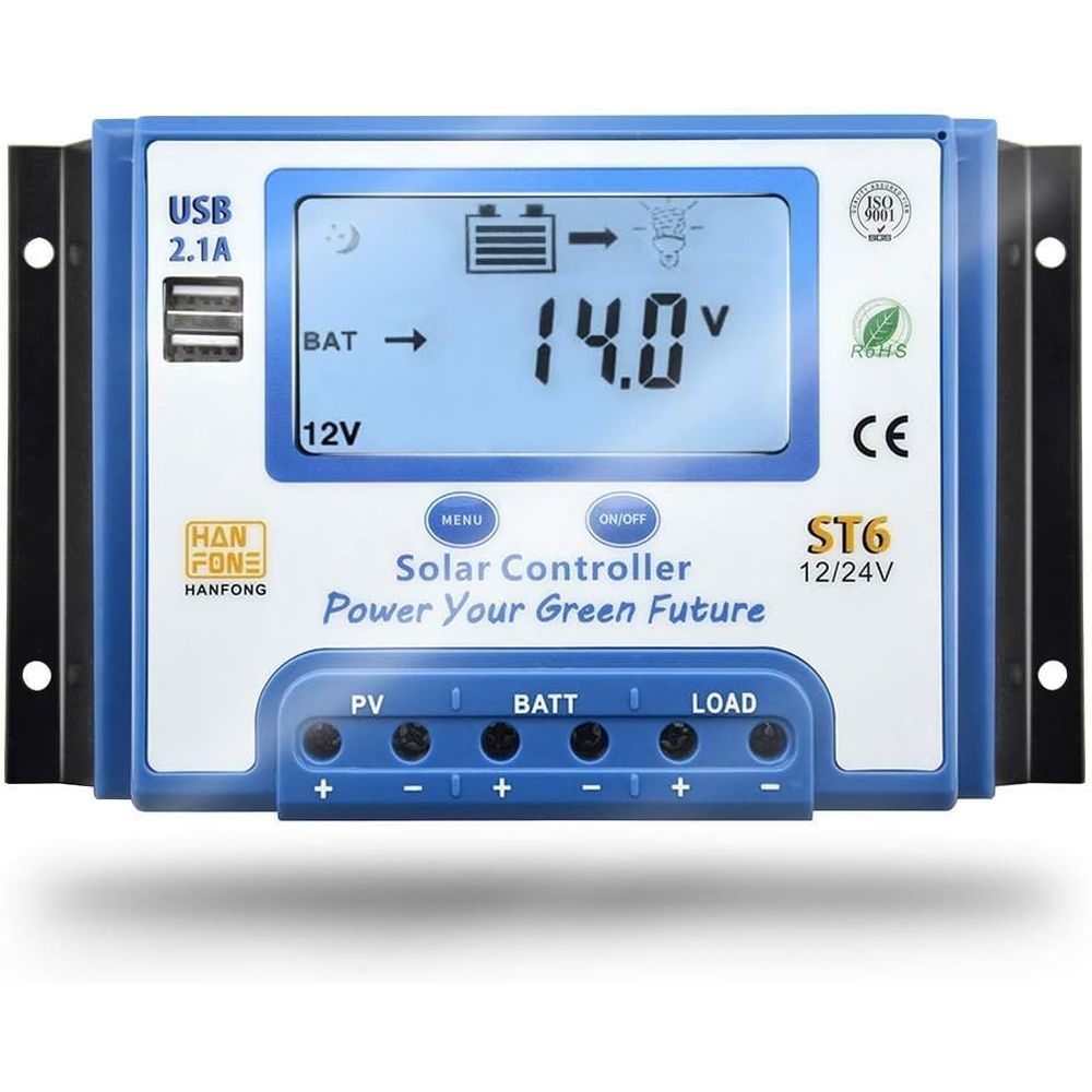 Charge Controller Solar - منظم شحن شمسي 60 أمبير 12/24