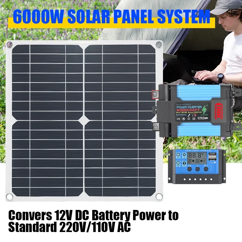 مجموعة طاقة شمسية بقدرة 6000 و - مراجعة Solar Panel 200W وسعره