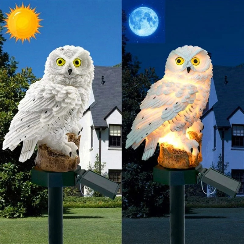 تمثال بومة يعمل بالطاقة الشمسي - مراجعة Solar Lamp وسعره
