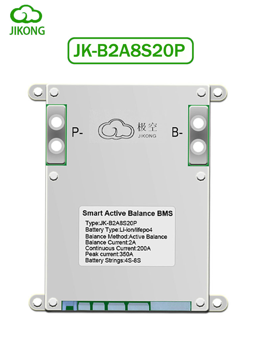JK BMS 200A JK-B2A8S20P JKBMS  - مراجعة Lithium Battery 12V وسعره