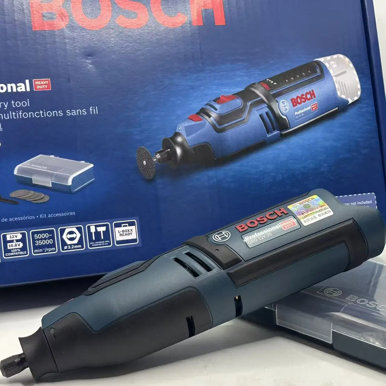 جلاخة بوش GRO 12V-35 احترافية  - مراجعة Lithium Battery 12V وسعره