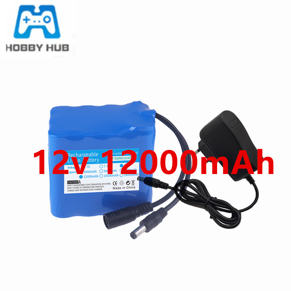 بطارية 12 فولت 12000 مللي أمبي - مراجعة Lithium Battery 12V وسعره
